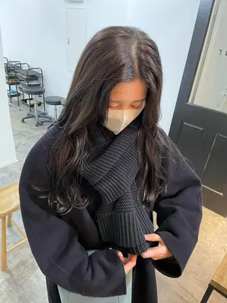 ロング astar所属・kotono🪿 透明感カラーのヘアスタイル