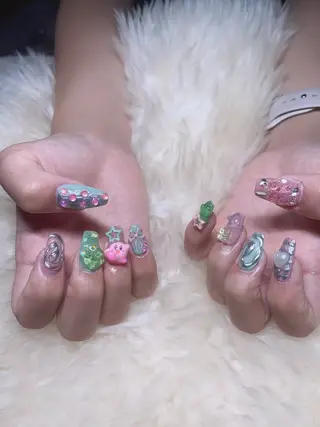 セミロング 💜MIYA nail川崎店のネイルデザイン