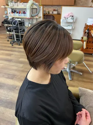 ショート 艶カラー💎/カット モデル募集中/ほのかのヘアスタイル