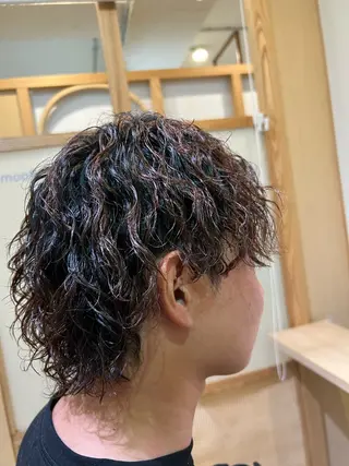 ミディアム パーマ メンズ メンズパーマ特化型 ✂️Yusuke✂️のヘアスタイル