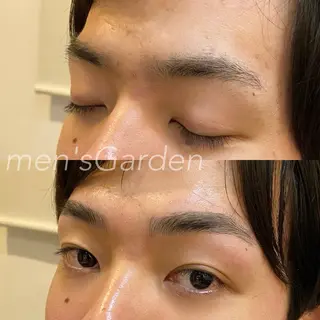 メンズ アイブロウ メンズガーデン yuriのネイルデザイン