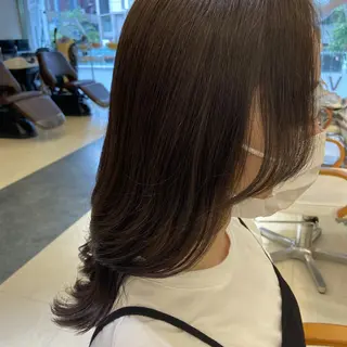 カラー セミロング VanCouncil 札幌本店のヘアスタイル