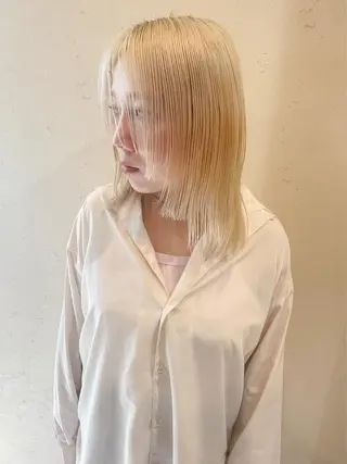 ミディアム 🌹ハッシュカット、 レイヤー韓国ヘア🌹のヘアスタイル