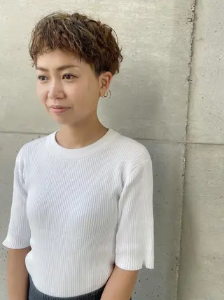 ショート 宮口かなた🍊 カットモデル募集のヘアスタイル