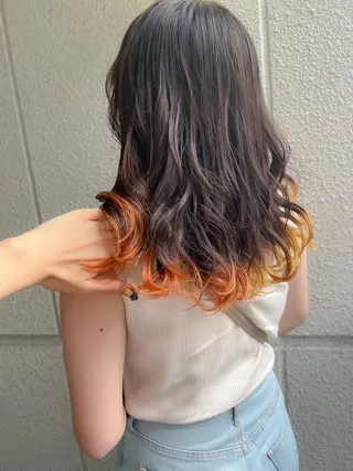 セミロング カラー カラーパティシエ facce🌼ikoのヘアスタイル