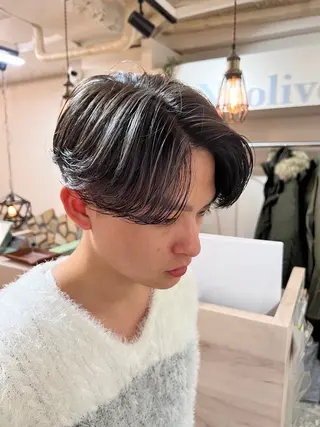 ミディアム パーマ メンズ メンズカットパーマ ✂️ JOYAのヘアスタイル