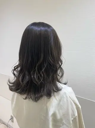 セミロング カラー ナチュラル艶カラー 🤎maoのヘアスタイル