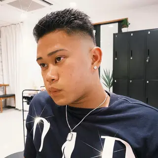 ショート メンズ Lua Moana by HEADLIGHT 小田原2号店所属・FJ KAMINOKEのヘアスタイル