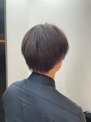 カラー メンズ ボブ／ブリーチカラー ／ゆづき🌟のヘアスタイル