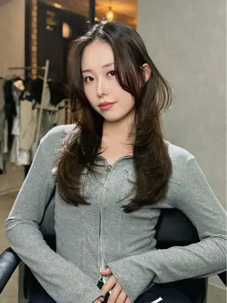 ロング カラー ワンホンヘア ケラチン/Kaitoのヘアスタイル