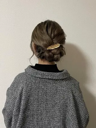 ヘアアレンジ 韓国ヘア/レイヤー Londエレンのヘアスタイル