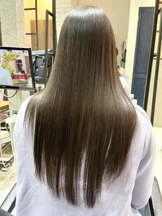 ロング 🌈透明感カラー 韓 国ヘアこうたろうのヘアスタイル