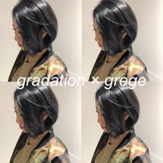 ショート カラー HOLON池袋所属・ウルフカット ハッシュカット/七海のヘアスタイル