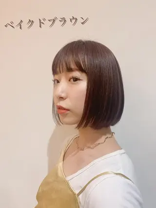 ショート カラー サロウィン新宿三丁目East所属・💕冬モテ×上品色気 モテヘア💕山田航介のヘアスタイル