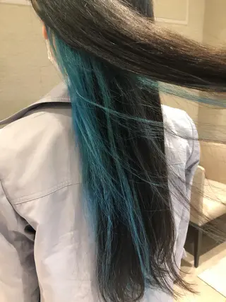 ロング カラー dogstar小林諒 レイヤー/パーマのヘアスタイル