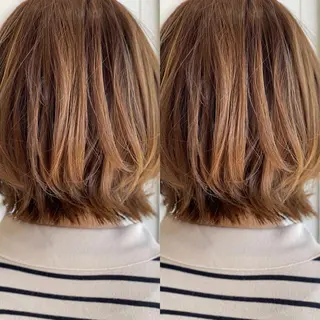 ミディアム Snaly カラー特化ページのヘアスタイル