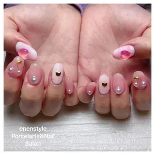 ミディアム ネイル 👑enen style👑のネイルデザイン