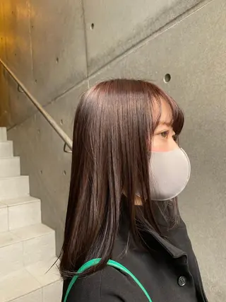 ミディアム Tonukoa Rua所属・レディースモデル カット/中川翔太のヘアスタイル