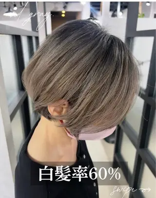 ショート and.gray所属・A AYAKAのヘアスタイル
