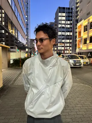 ショート パーマ 森田 鴻之介のヘアスタイル