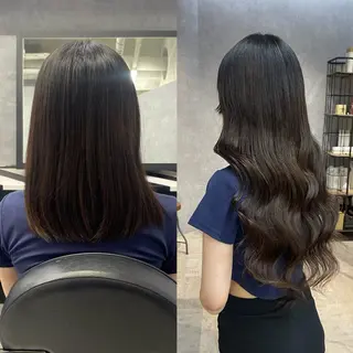 ロング カラー エクステ&"盛れる" 艶髪✨SYURIのヘアスタイル