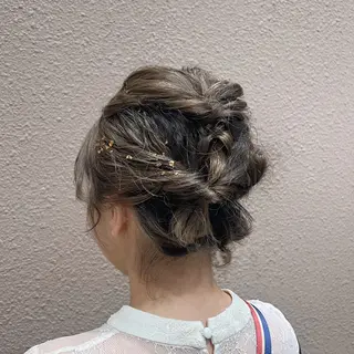 ショート ヘアアレンジ 透明感/ベージュ /kazui🐈のヘアスタイル