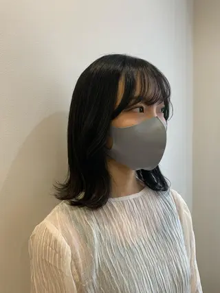 ミディアム カラー 韓国🇰🇷髪質改善 Chisaki치사키のヘアスタイル