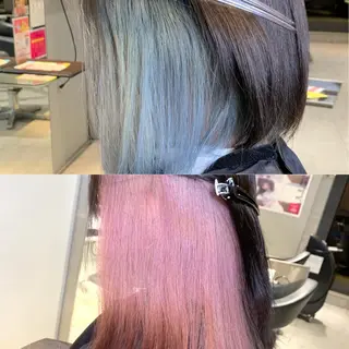 ミディアム カラー パーマ ヘアアレンジ メンズ キッズ ネイル マツエク・マツパ LINDOTOKYO梅田所属・酸性ストレート 髪質改善大槻勇樹のヘアスタイル