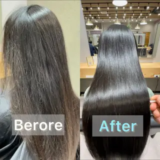 ロング 縮毛矯正 平賀　凌のヘアスタイル