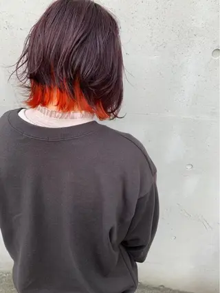 ミディアム カラー パーマ ヘアアレンジ メンズ キッズ マツエク・マツパ Luela堅田所属・田中 裕士のヘアスタイル