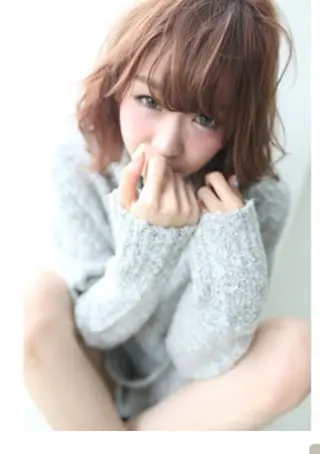 カラー 小顔カット/レイヤー 【WiLL】加藤のヘアスタイル