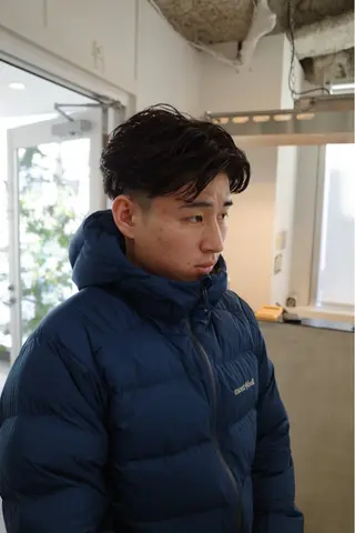 ショート パーマ メンズ シークバイベル所属・【スタイリスト】千葉 悠‪✂︎‬のヘアスタイル