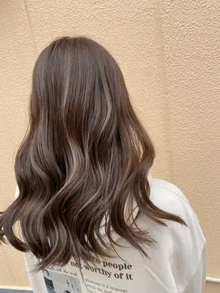 ロング 1%【横浜】 髪質改善&ケアカラーのヘアスタイル