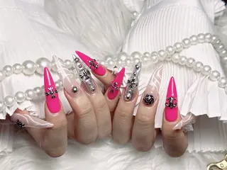 ネイル ☁️Minmin Tsuki💙🩵のネイルデザイン