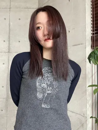 カラー son hair所属・葉 /透明感カラーのヘアスタイル