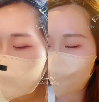 アイブロウ putihTidur 二村乃愛のマツエク・マツパデザイン