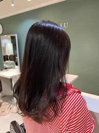 ロング カラー saraju 梅田店所属・安来柚乃 ヤスキユノのヘアスタイル