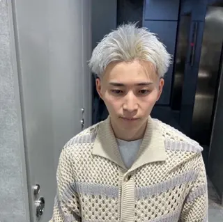 ショート カラー パーマ メンズ 🔥メンズ 特化🔥菊水皐暉🔥のヘアスタイル