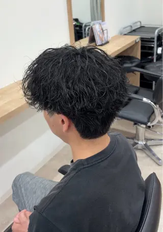 パーマ メンズ 波巻きパーマ /メンズ専門/そらのヘアスタイル