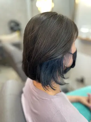 ミディアム 齋藤 真由のヘアスタイル