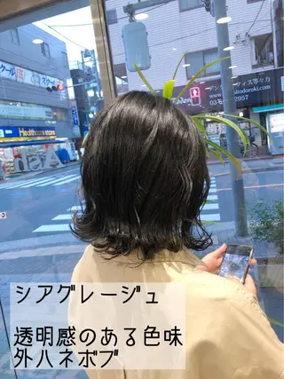 ミディアム カラー ヘアアレンジ メンズパーマ特化/ KAORU/店長のヘアスタイル
