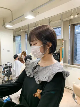 ショート カラー パーマ スパイキーショート/ メンズヘア/hugeのヘアスタイル