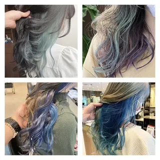 ロング カラー Gain池下 レディースのヘアスタイル