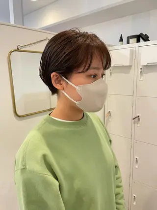 ショート 大迫 江梨のヘアスタイル