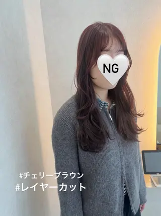 ロング ✴︎ Sae ✴︎のヘアスタイル