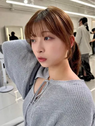 ミディアム 【韓国ヘア】公式 🇰🇷Ash中野のヘアスタイル