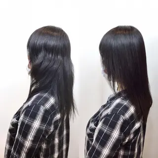 ロング パーマ Annon プライベートサロンのヘアスタイル