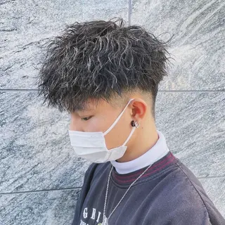 ショート カラー パーマ メンズ キッズ 🔥パーマ特化🔥 優馬のヘアスタイル
