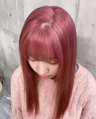 セミロング カラー ヘアアレンジ メンズ のん🎀ハイトーン/ レイヤーカット🐳のヘアスタイル