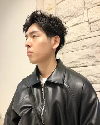 ヘアアレンジ メンズ ainico+所属・メンズ特化✂️栗原 侑也のヘアスタイル